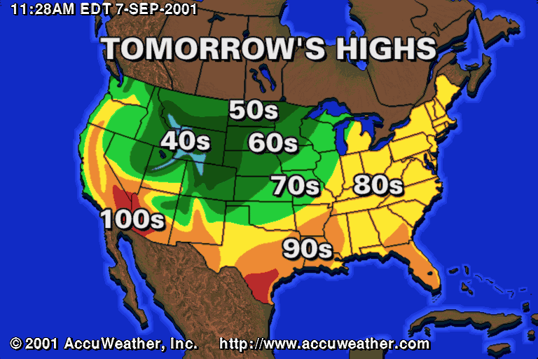 Us Weather Map For Tomorrow - Florida zip code map